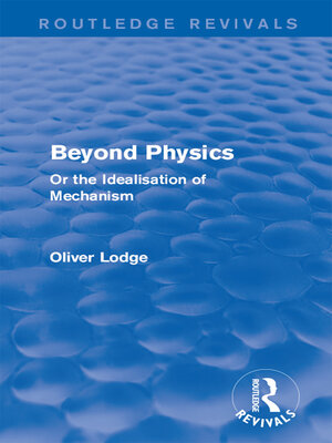 cover image of Beyond Physics